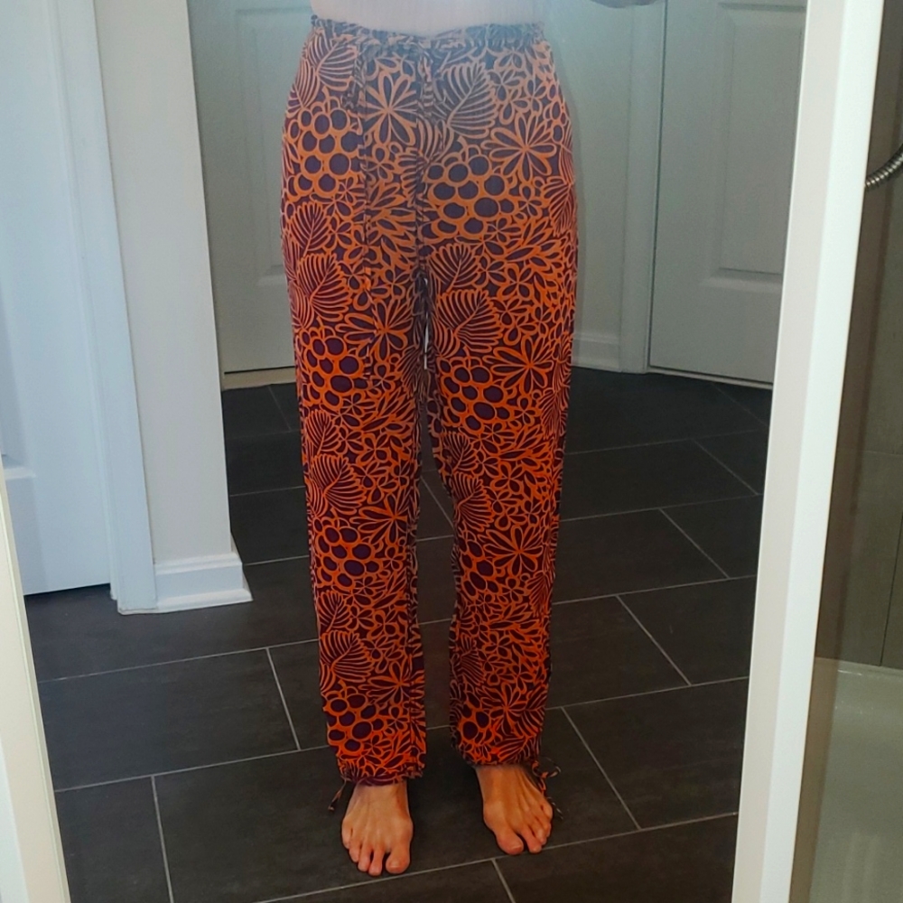 Sundance relaxed drawstring vibrant color pants